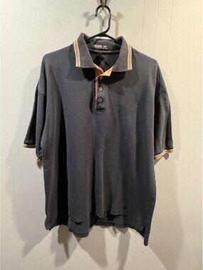 Mens Jonathan Corey Polo Shirt Size Large 100% Cotton